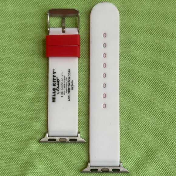 HELLO KITTY WATCH BAND FOR APPLE WATCH:NIB FITS 38/40/41mm APPLE WATCH RED+ - Picture 10 of 11